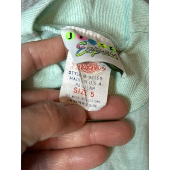 VTG 1990s Jet Set Express All The Girls Think Scott Is So Cute Sweater Girls 5 - Picture 9 of 10